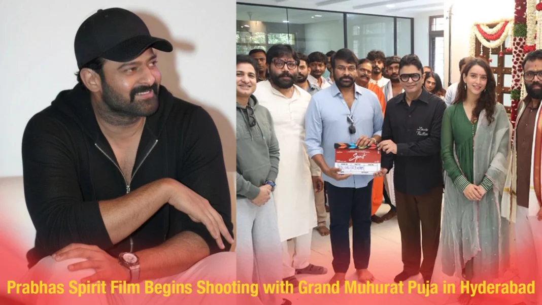 Prabhas Spirit Film Shooting Begins in Hyderabad