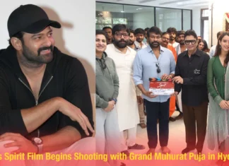 Prabhas Spirit Film Shooting Begins in Hyderabad Prabhas Spirit Film Shooting Begins in Hyderabad
