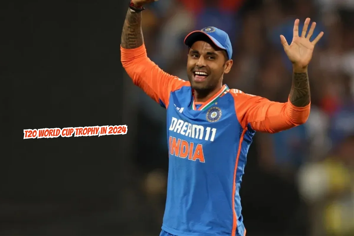 Surya kumar Yadav -T20 World Cup trophy in 2024
