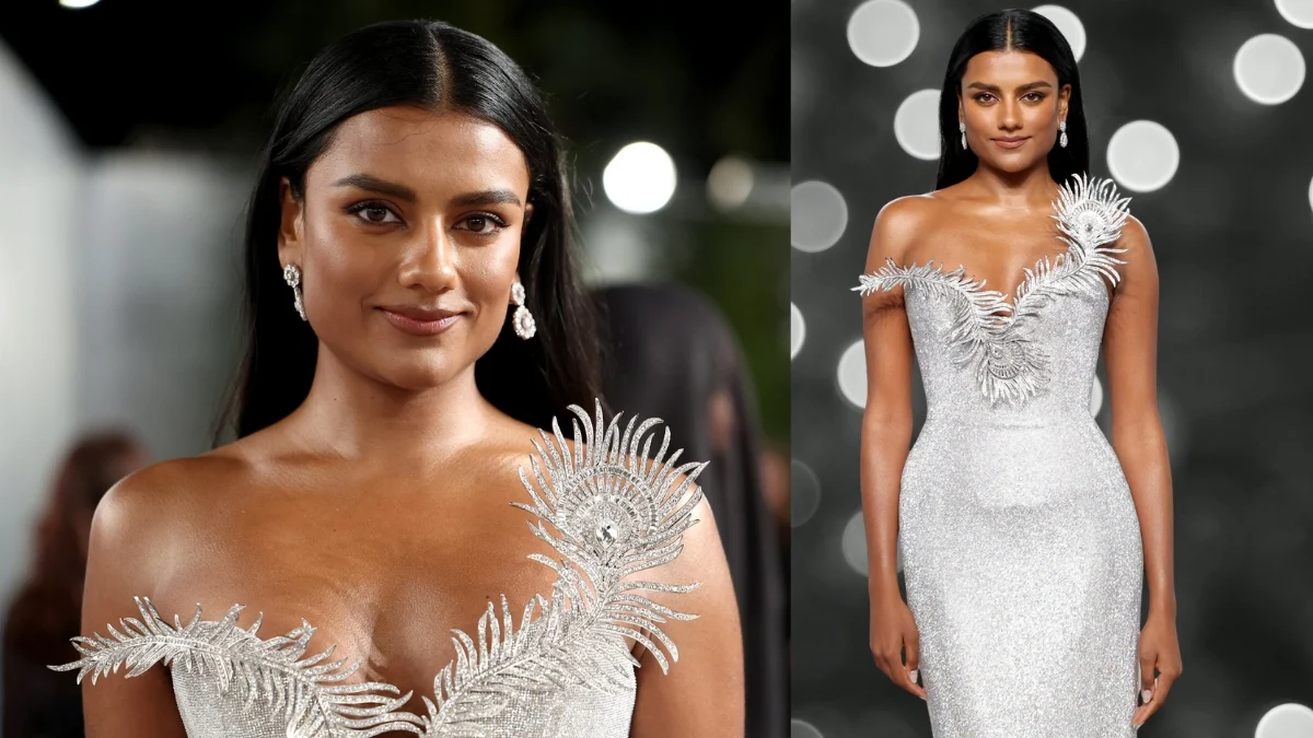 Simone Ashley Silver Couture Vanity Fair Oscar Party 2026